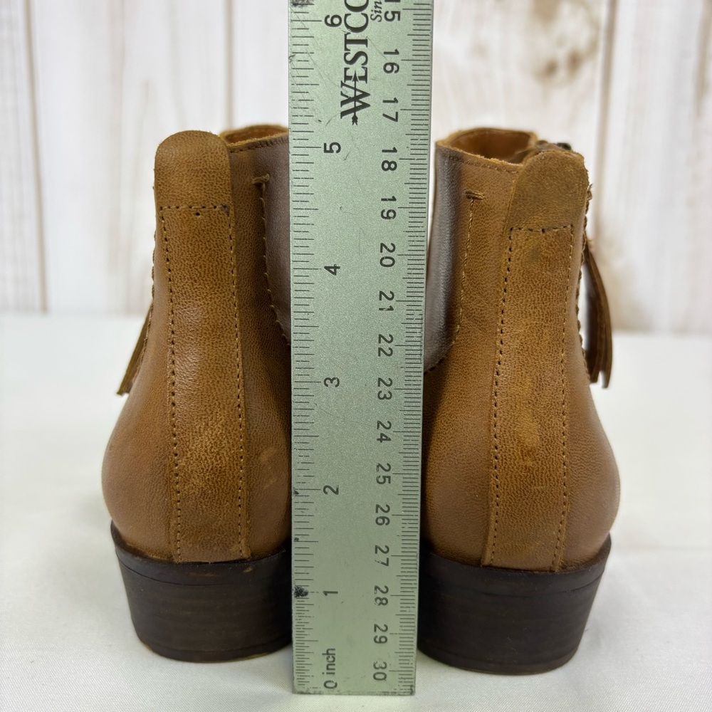 Lucky Brand Leather Booties Versatile Dressy Comfort Ankle Boots Brown Size 5.5 - Picture 14 of 14
